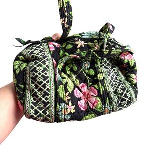 Vera Bradley botanical pattern Floral Quilted mini duffel shoulder travel‎ Bag